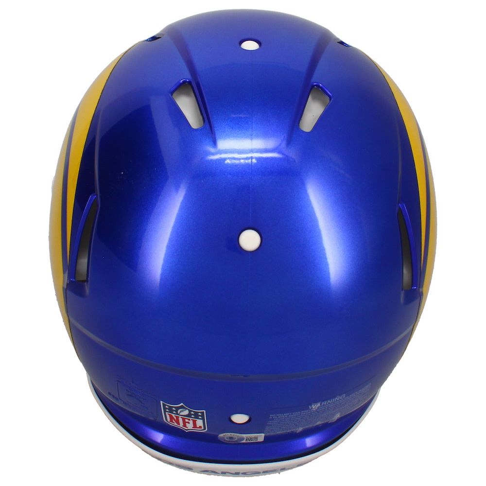 Kyren Williams Autographed Los Angeles Rams Authentic Speed Helmet Beckett