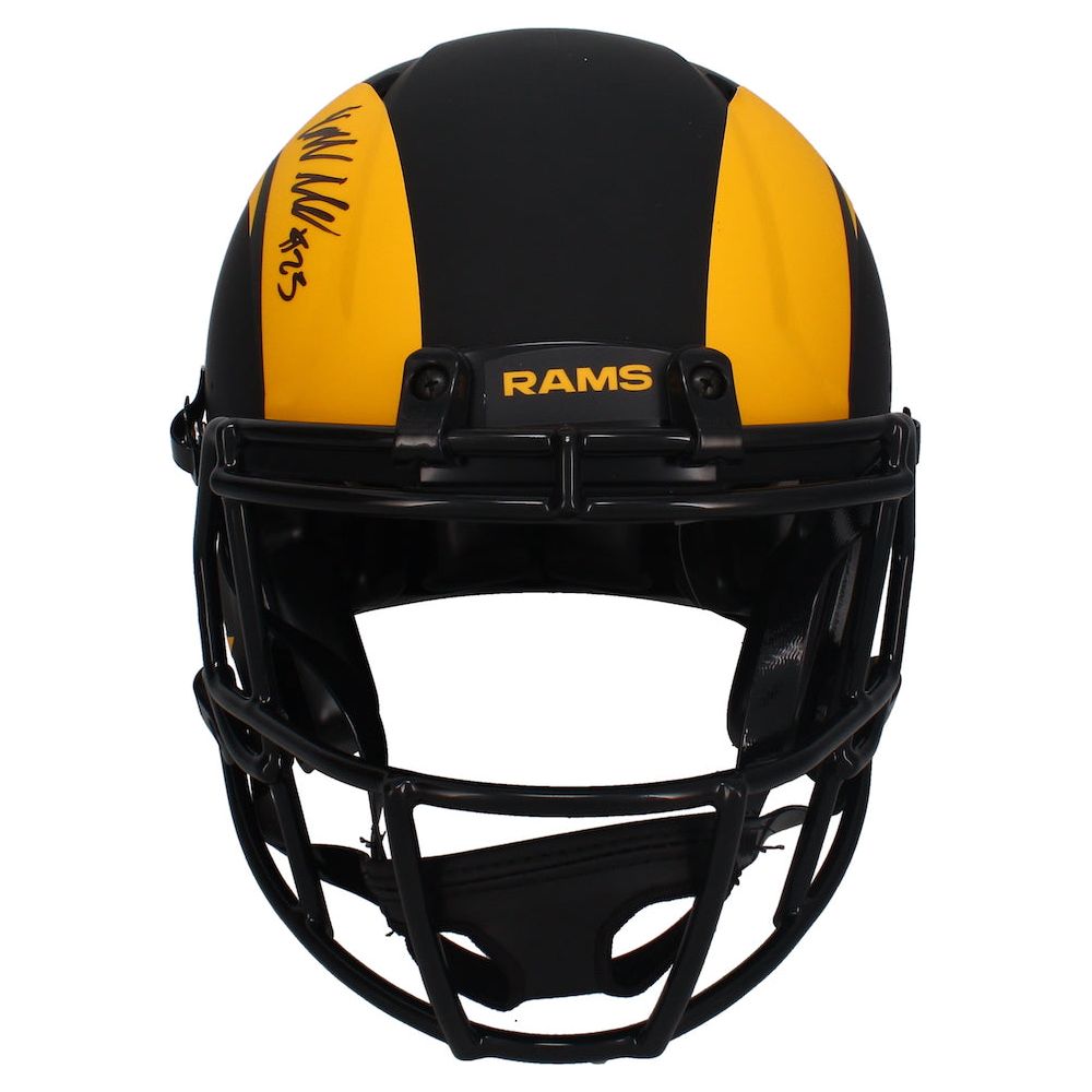 Kyren Williams Autographed L.A. Rams Eclipse Authentic Speed Helmet Beckett