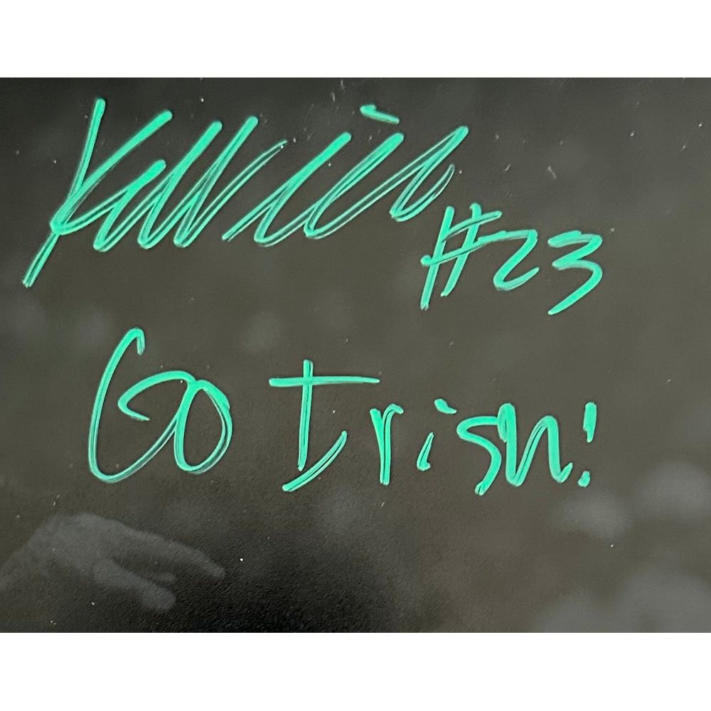 Kyren Williams Autographed (in green ink) & Inscribed "Go Irish" 11" x 14" Photo Beckett / GDL LE 23