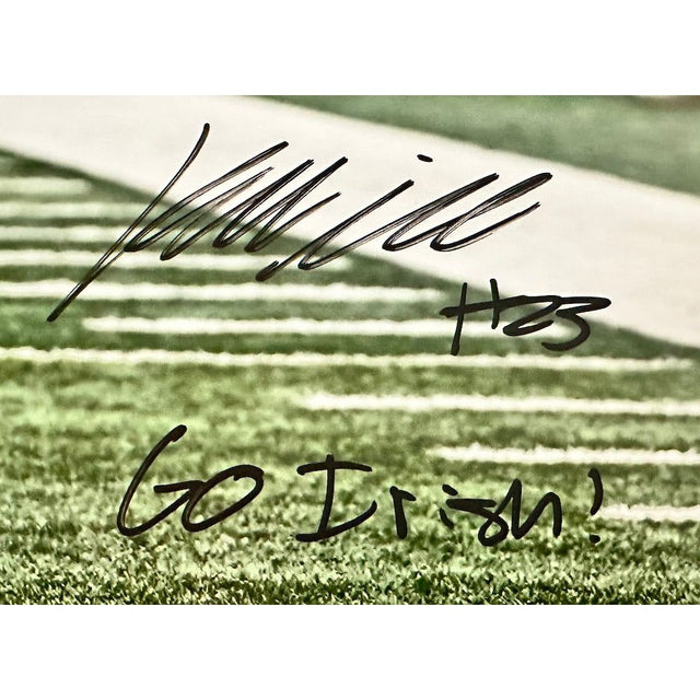 Kyren Williams Autographed (in black ink) & Inscribed "Go Irish" 16" x 20" Photo Beckett / GDL LE 23