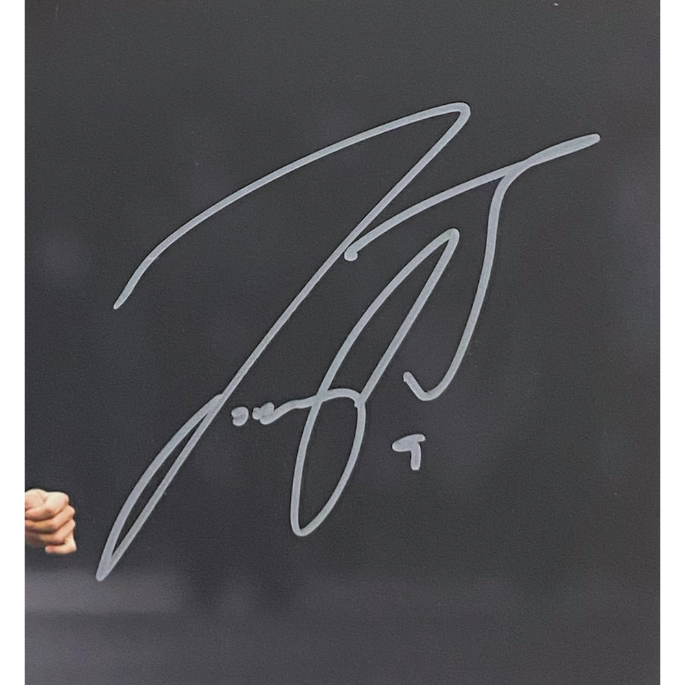 Joe Burrow Autographed Bengals "Throwing" Framed 11" x 14" Photo Fanatics