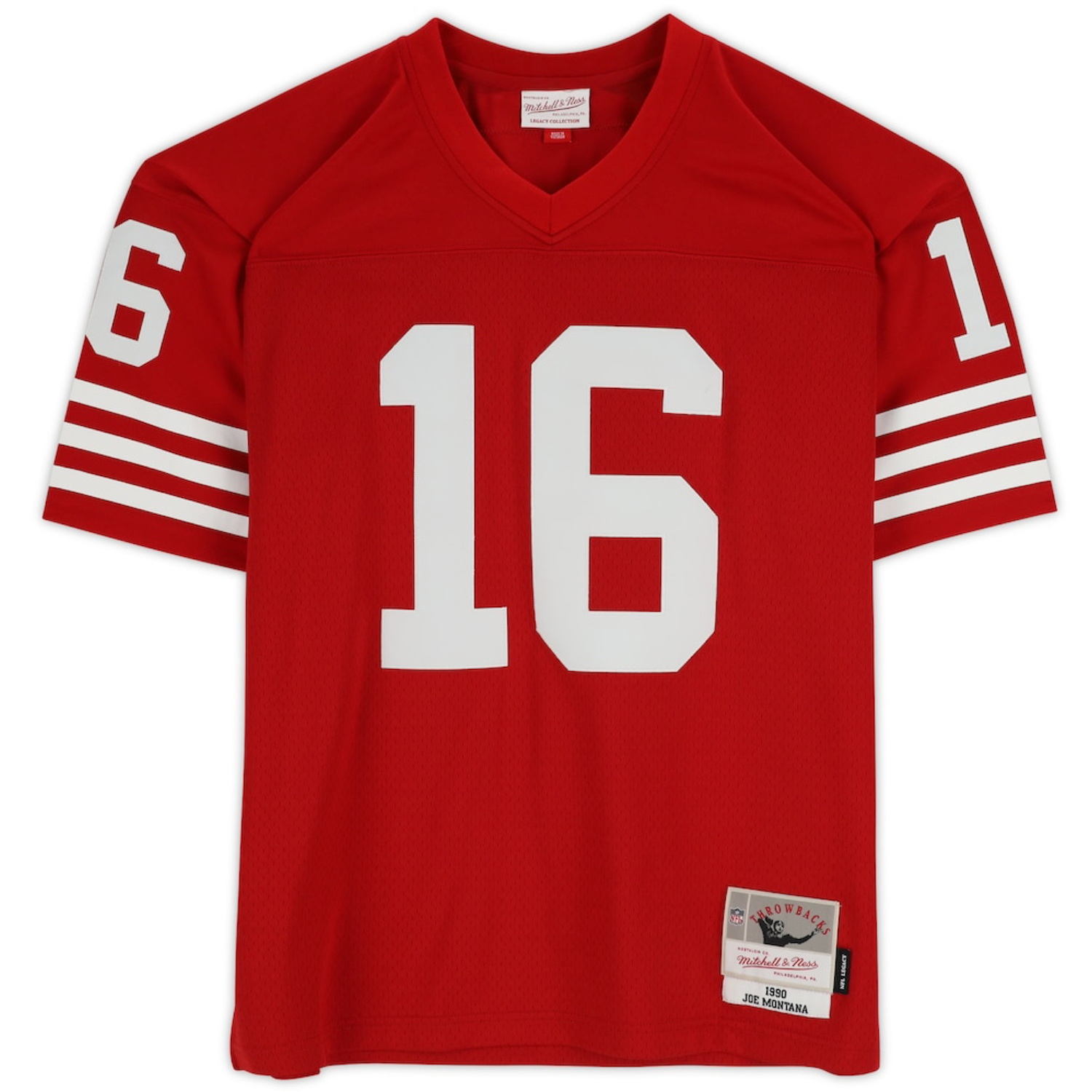 Joe Montana Autographed "HOF 2000" San Francisco 49ers M&N Jersey Fanatics