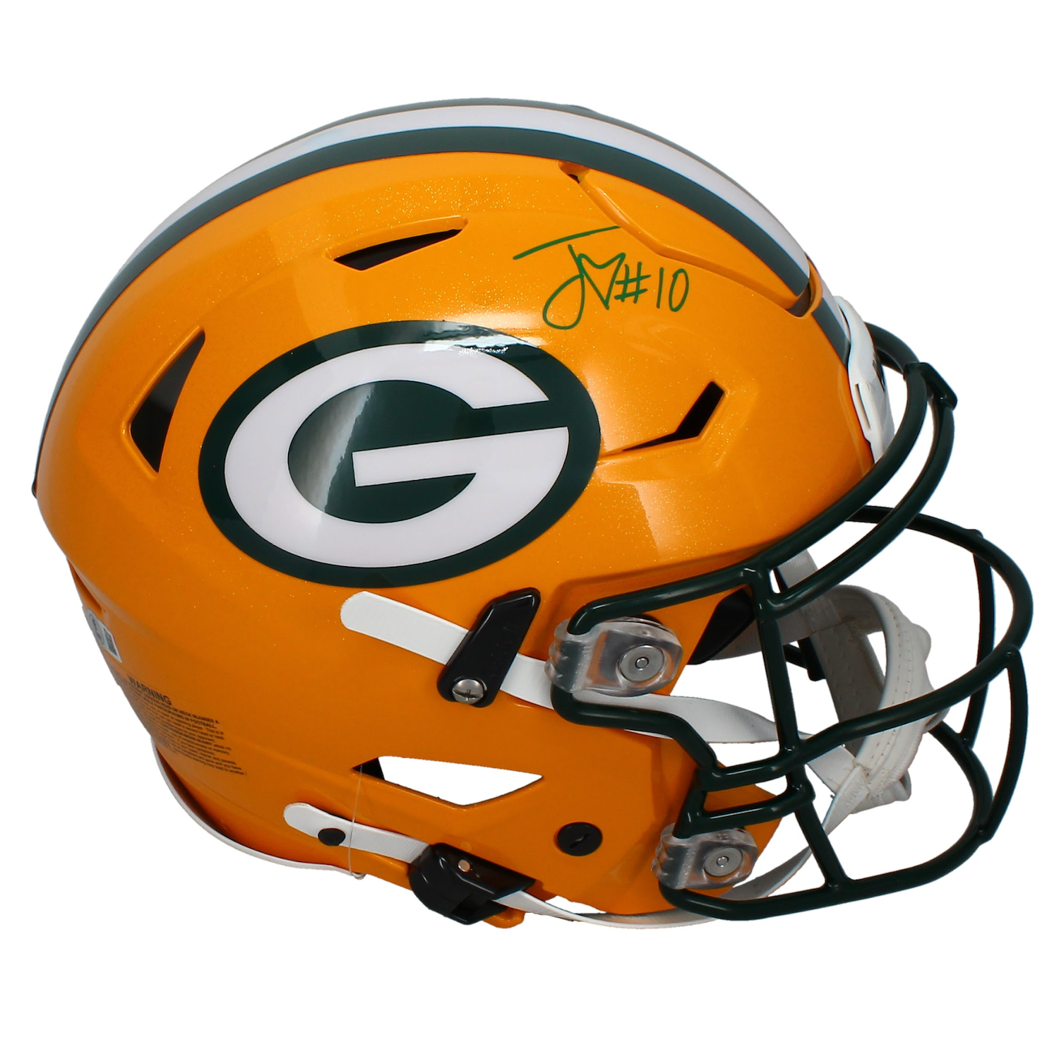 Jordan Love Autographed Green Bay Packers SpeedFlex Authentic Helmet Beckett
