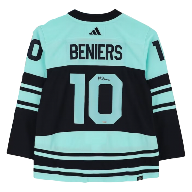 MATT BENIERS Autographed Seattle Kraken 2022-23 Reverse Retro Jersey FANATICS