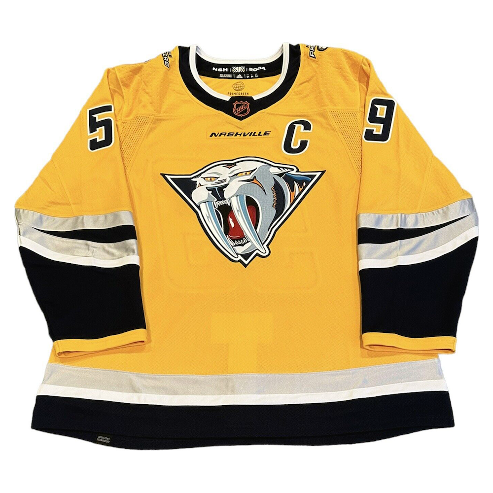 ROMAN JOSI Autographed Nashville Predators Authentic 2023 Reverse Retro Jersey FANATICS