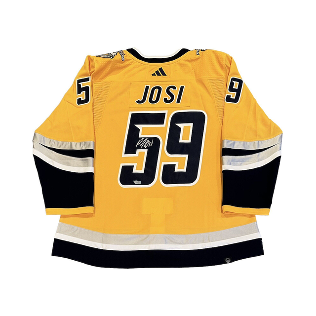 ROMAN JOSI Autographed Nashville Predators Authentic 2023 Reverse Retro Jersey FANATICS