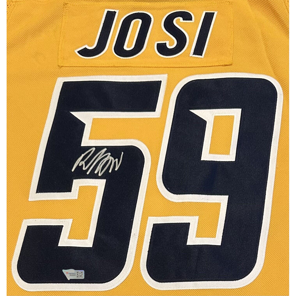 ROMAN JOSI Autographed Nashville Predators Authentic 2023 Reverse Retro Jersey FANATICS