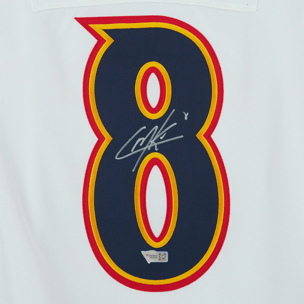 CALE MAKAR Autographed Colorado Avalanche Authentic 2023 Reverse Retro Jersey FANATICS