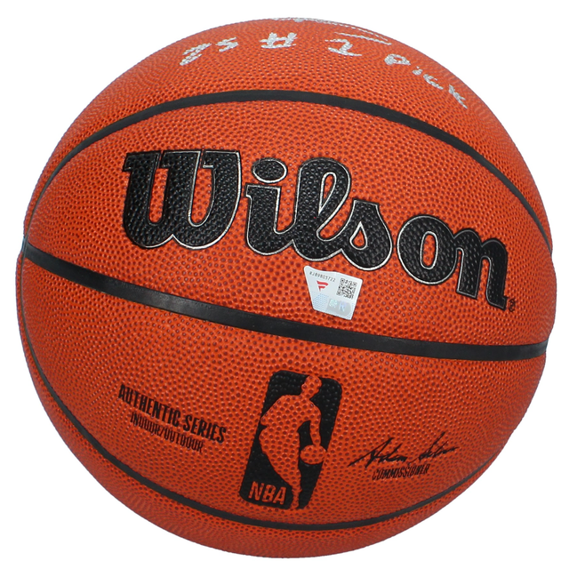 Cooper Flagg Autographed Dallas Mavericks "25 #1 Pick" Wilson I/O Basketball Fanatics