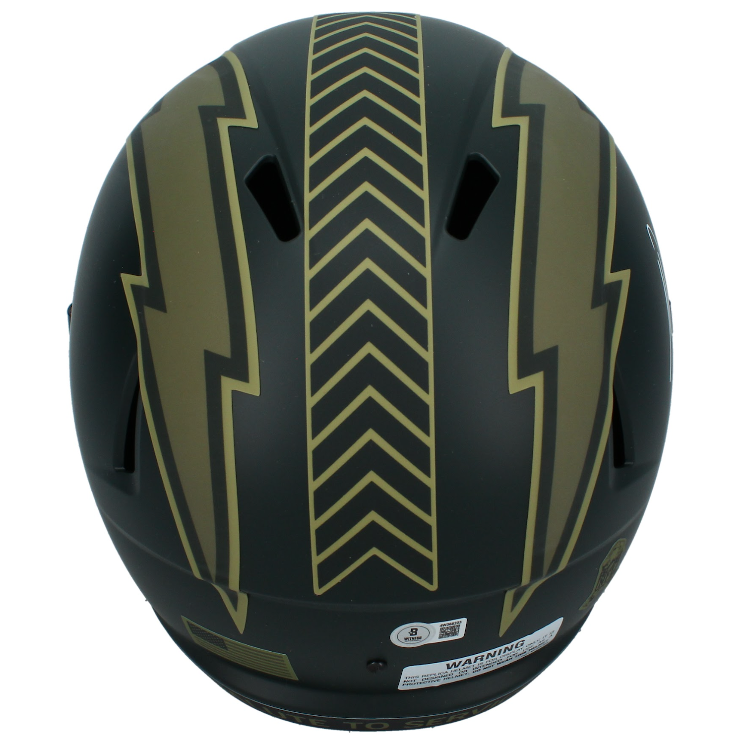 Antonio Gates Autographed Chargers 2025 STS Full Size Speed Helmet Beckett