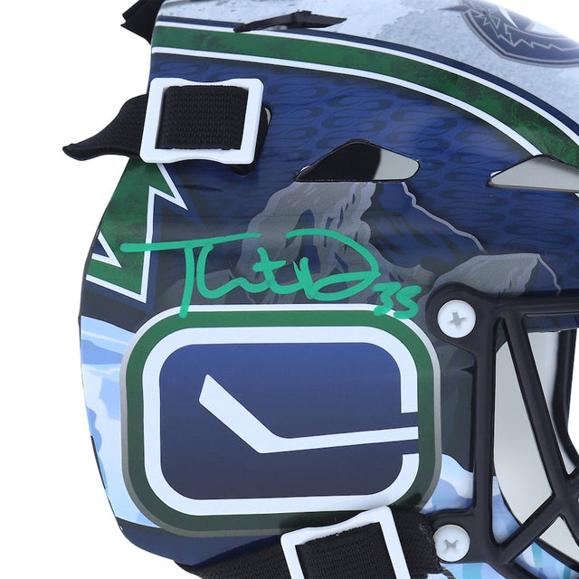 THATCHER DEMKO Autographed Vancouver Canucks Mini Goalie Mask FANATICS