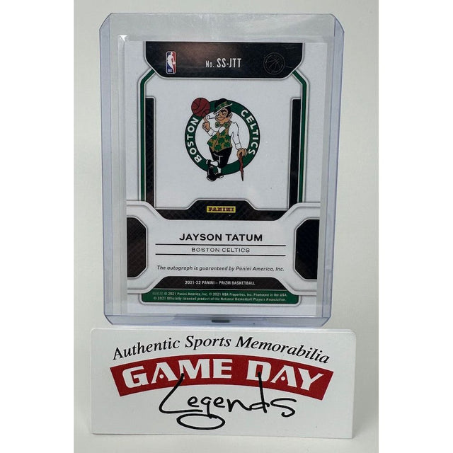 2021-22 Panini Prizm #SS-JTT Jayson Tatum Sensational Signatures Auto Card