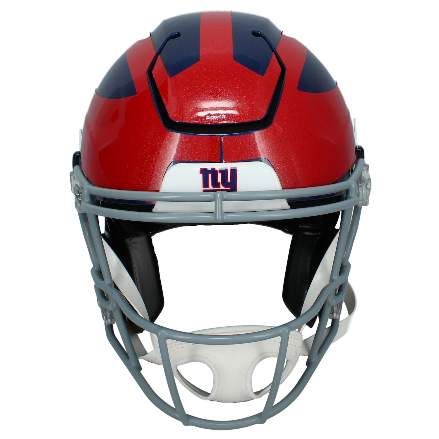 Michael Strahan Autographed New York Giants Alternate Speedflex Authentic Helmet Beckett
