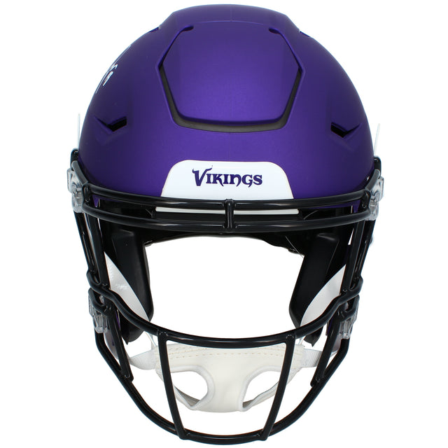 Justin Jefferson Autographed Minnesota Vikings SpeedFlex Authentic Helmet Beckett