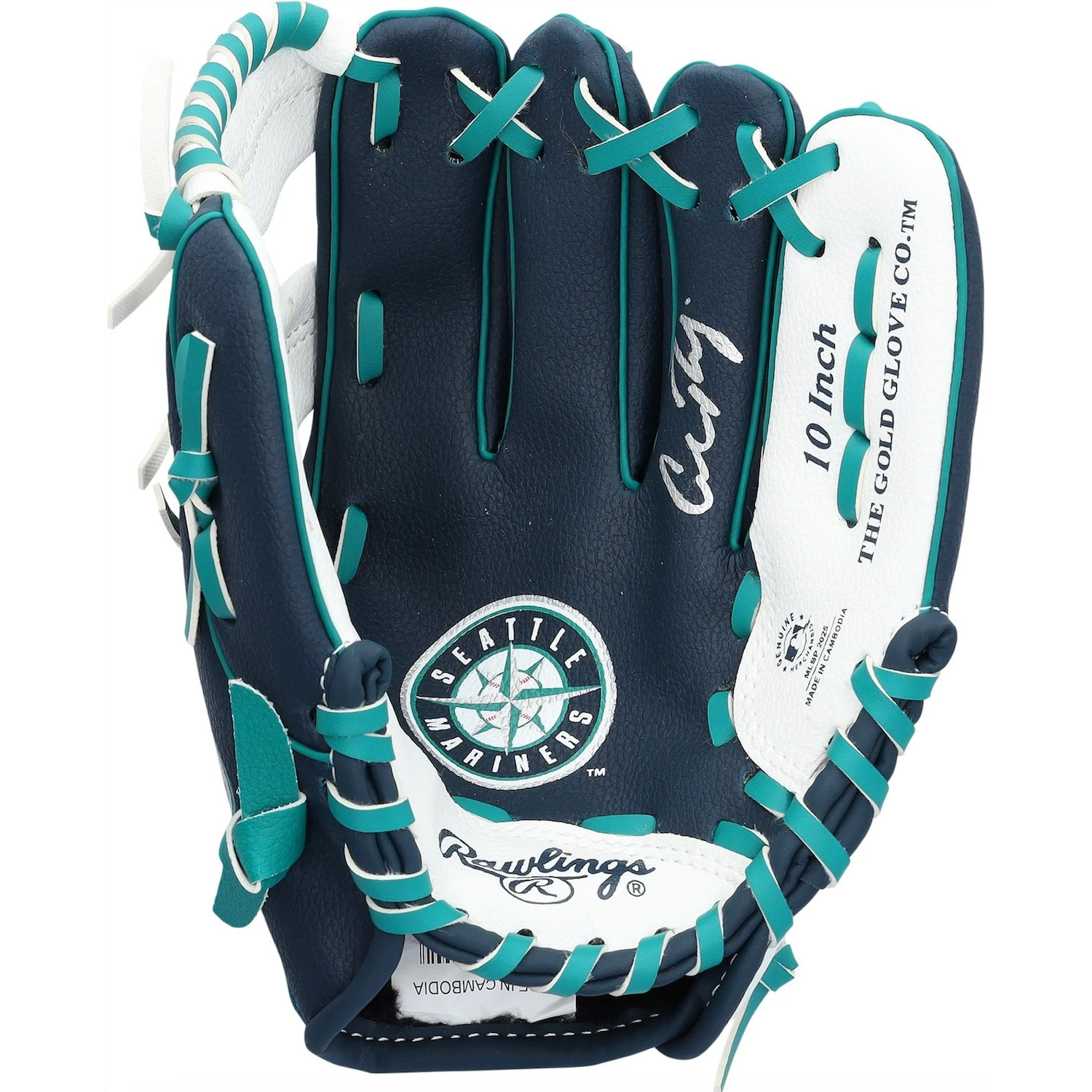 Cal Raleigh Autographed Seattle Mariners Rawlings 10 Inch Team Logo Mini Glove Fanatics