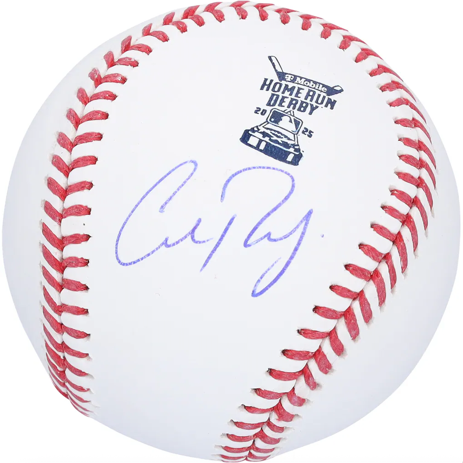 Cal Raleigh Autographed 2025 Home Run Derby Logo Official MLB Baseball Fanatics