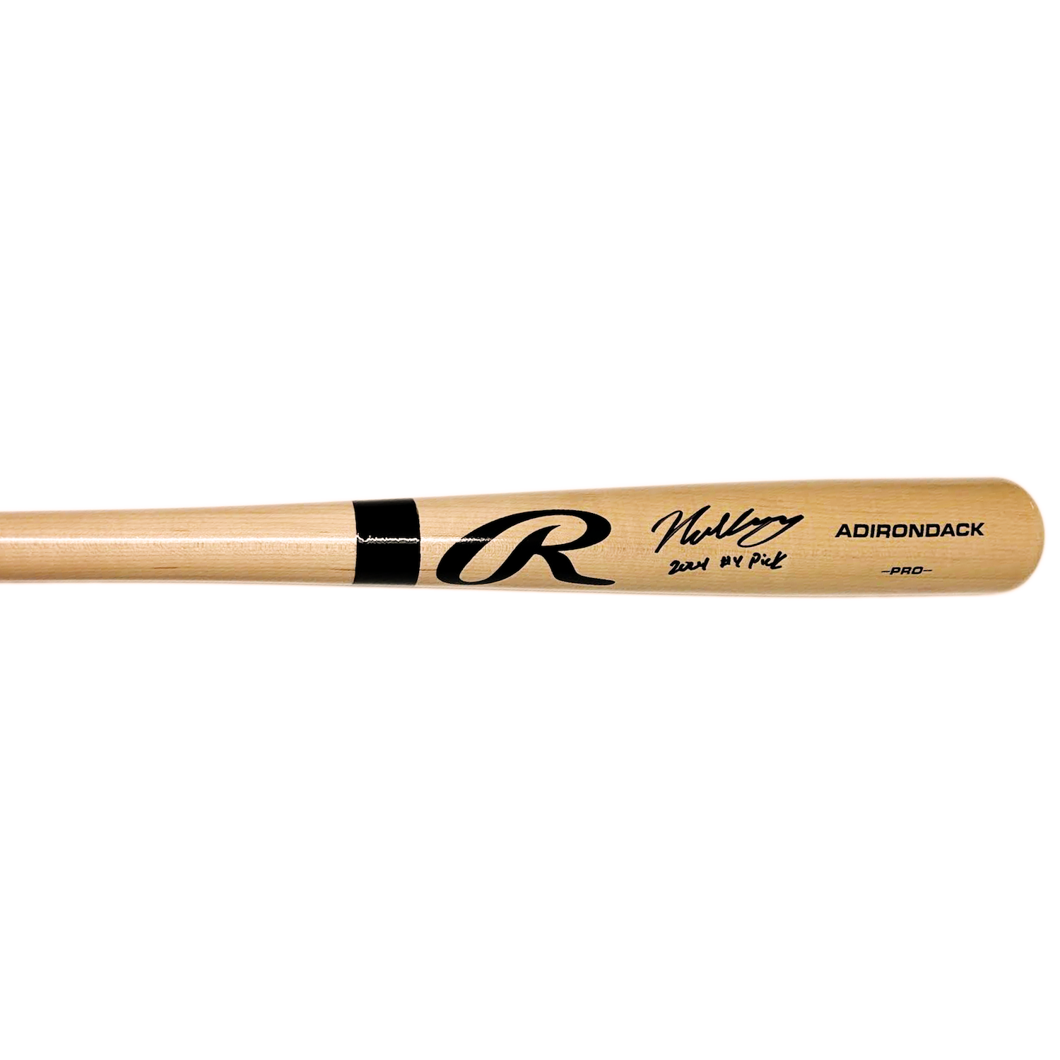 Nick Kurtz Autographed A's "2024 #4 Pick" Rawlings Pro Model Bat Fanatics