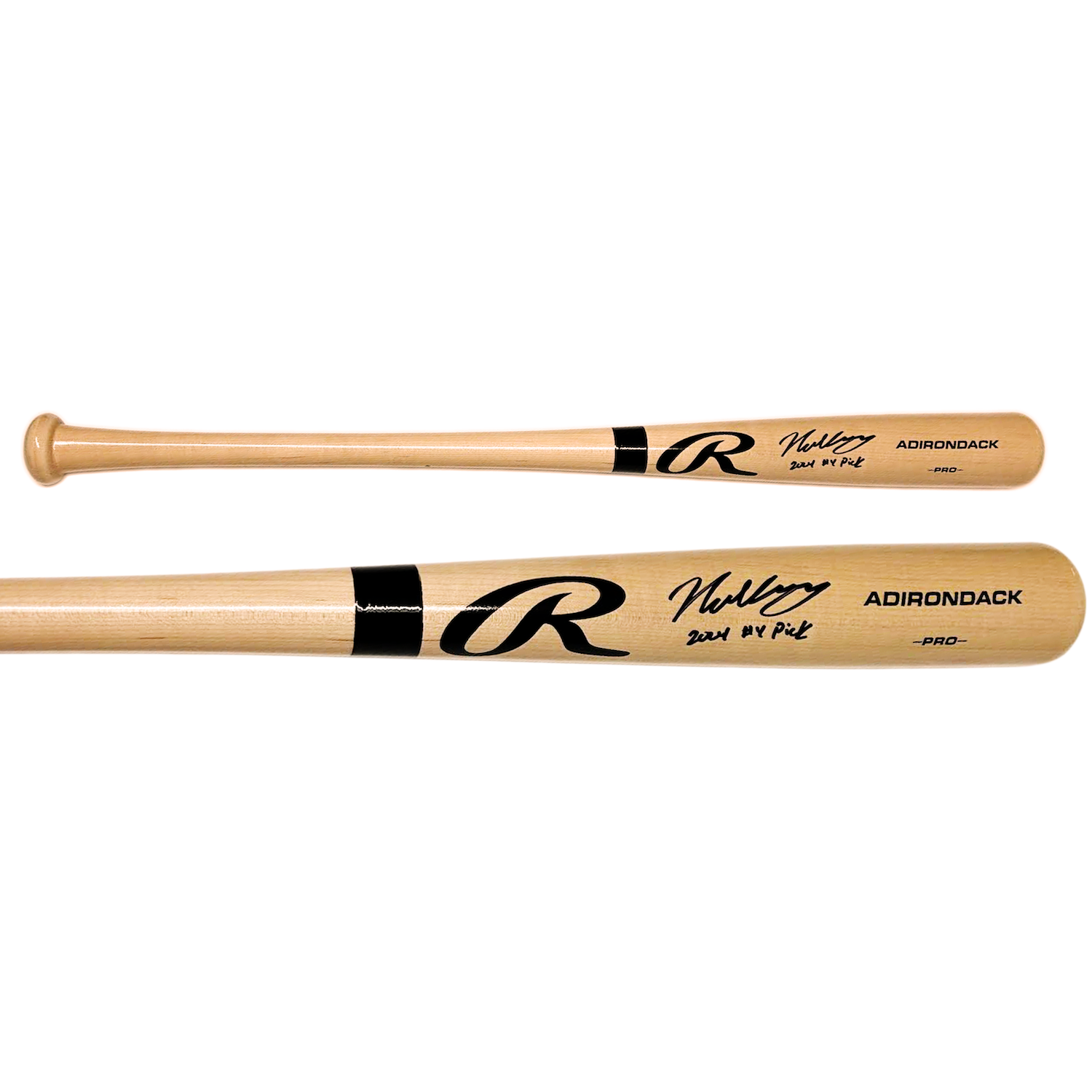 Nick Kurtz Autographed A's "2024 #4 Pick" Rawlings Pro Model Bat Fanatics