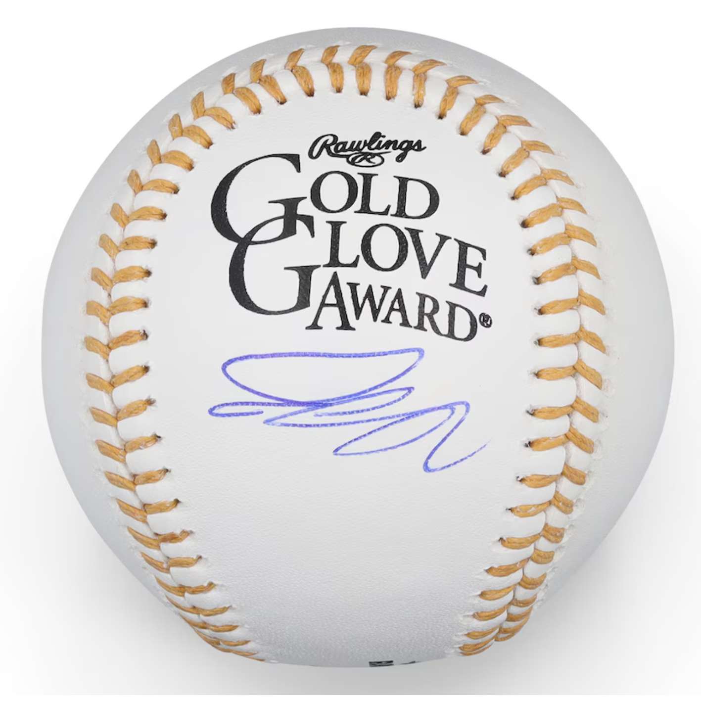 Pete Crow-Armstrong Autographed Gold Glove Logo Official MLB Baseball Fanatics