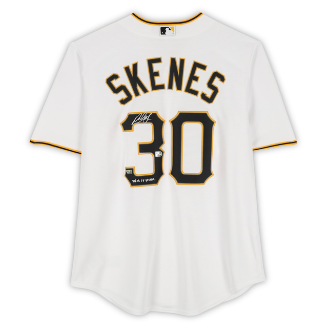 Paul Skenes Autographed "25 NL Cy Young" Pirates Nike Jersey Fanatics