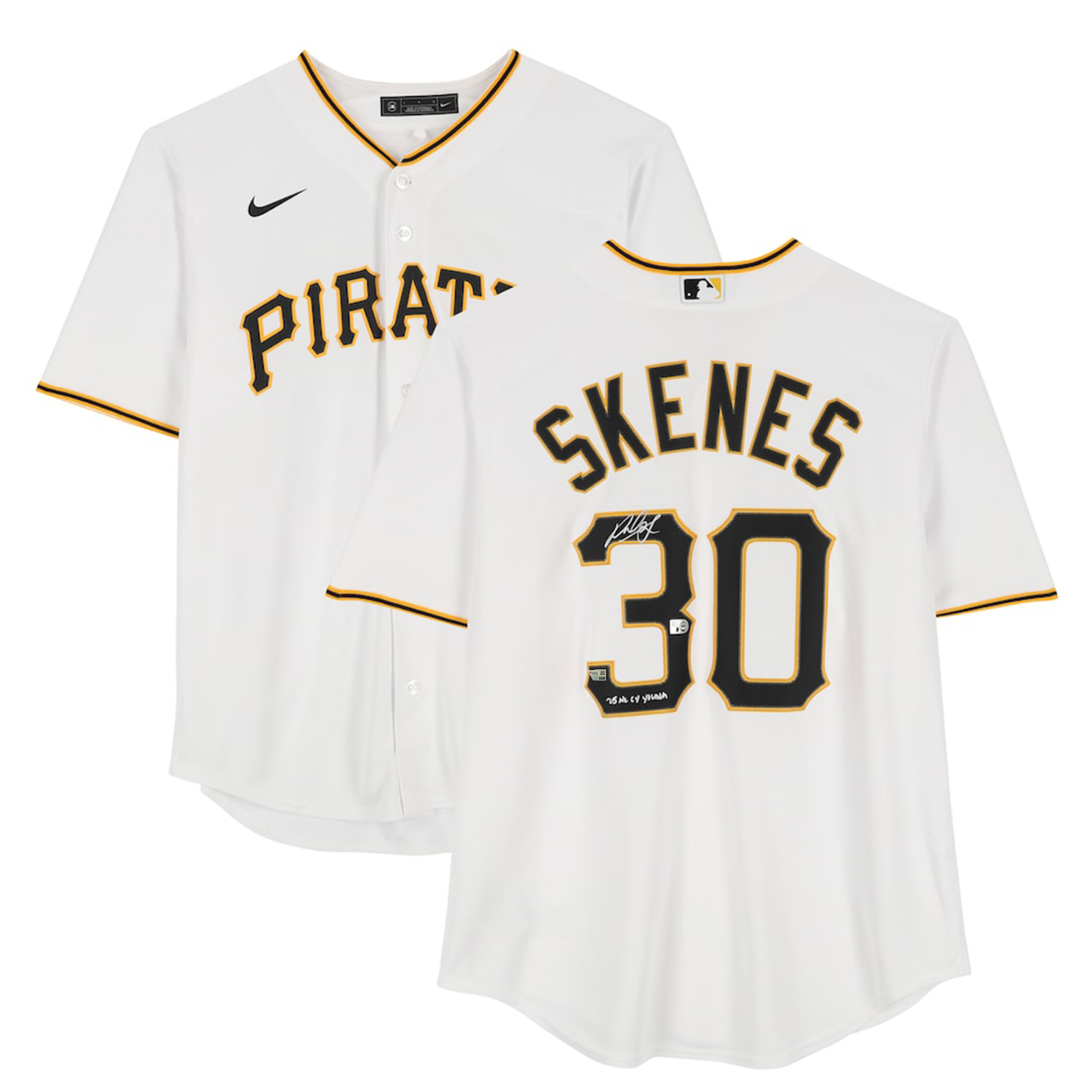 Paul Skenes Autographed "25 NL Cy Young" Pirates Nike Jersey Fanatics