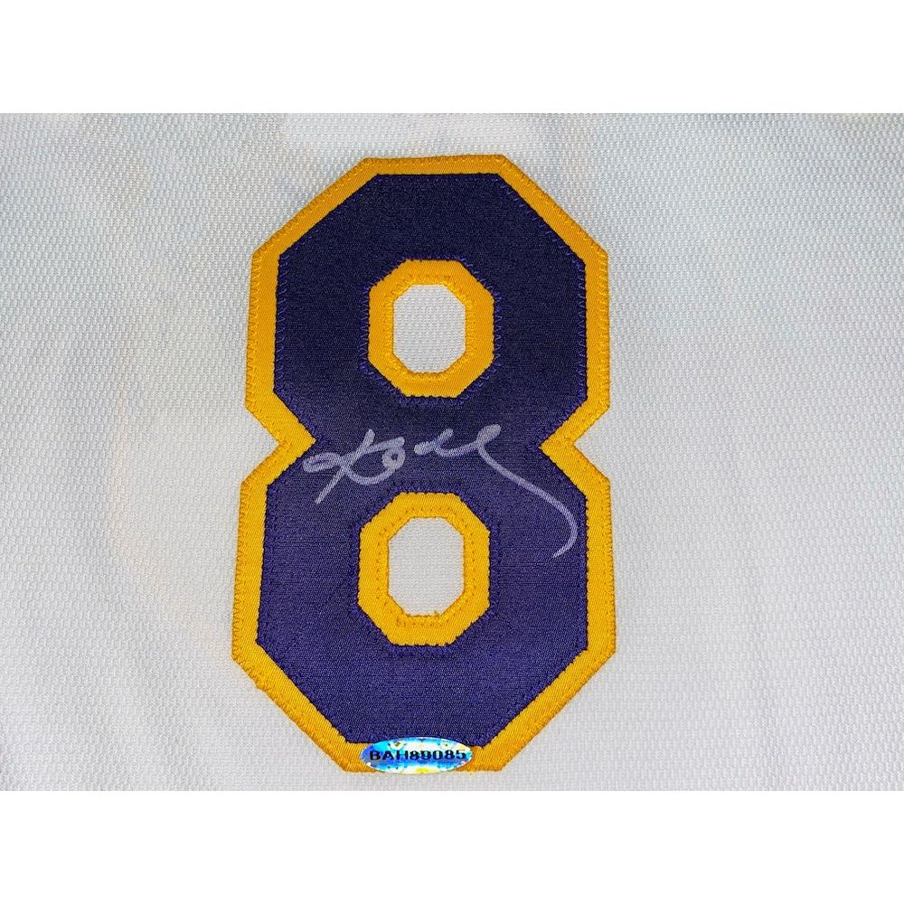 KOBE BRYANT Autographed '81 Point Game' Emb. Authentic Los Angeles Lakers Jersey UDA LE 5/8