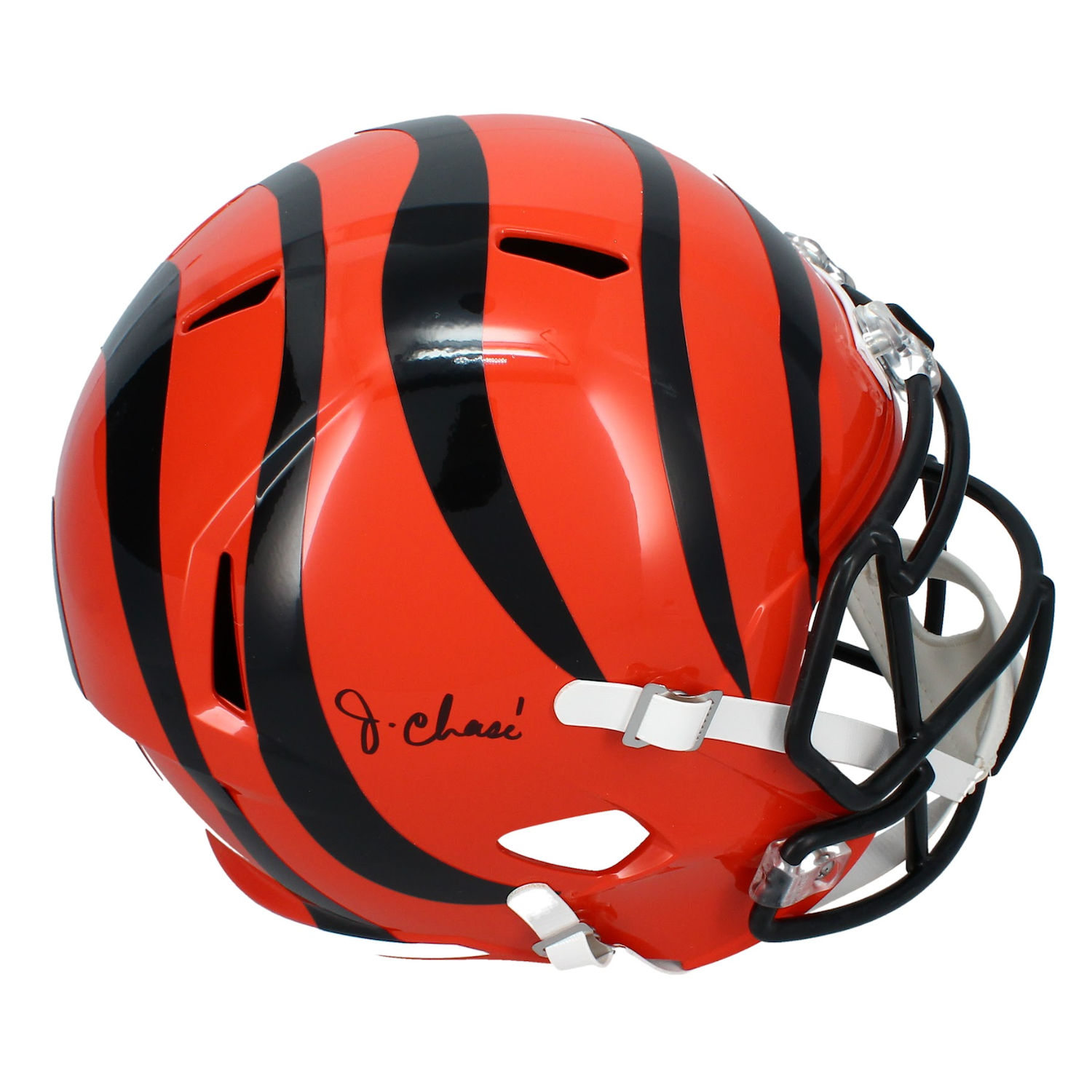 Ja'Marr Chase Autographed Cincinatti Bengals Full Size Speed Helmet Beckett