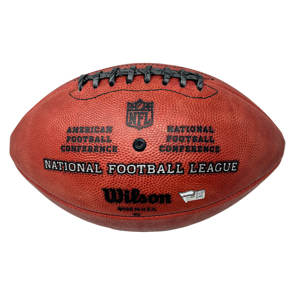 TOM BRADY Autographed "Let's Go" Bucs Metallic Logo Football FANATICS LE 1/12