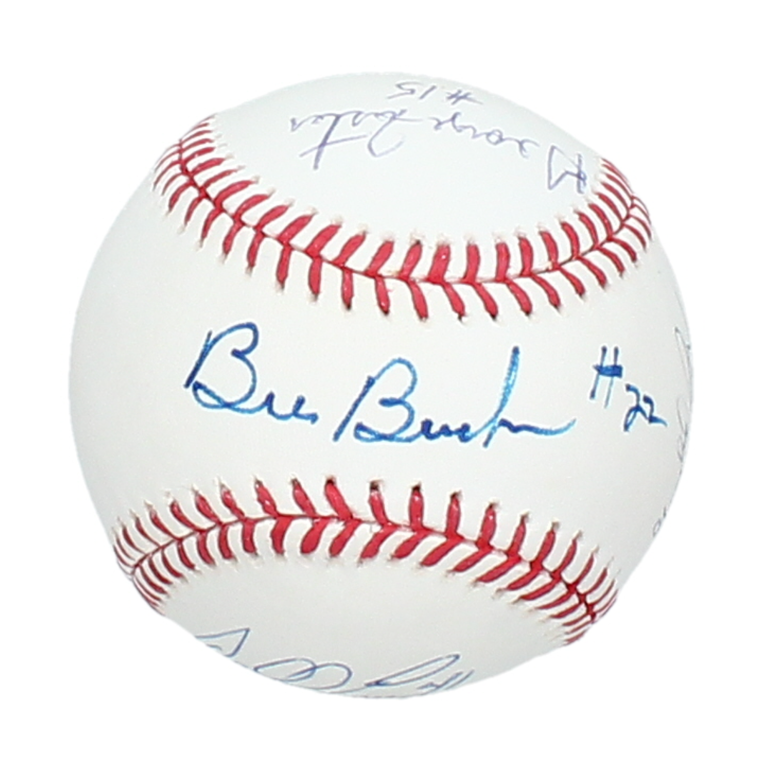 Bill Buckner, Gaylord Perry, Darrell Evans, Rolllie Fingers, George Foster Multi Autographed & Inscribed Official MLB Baseball Beckett
