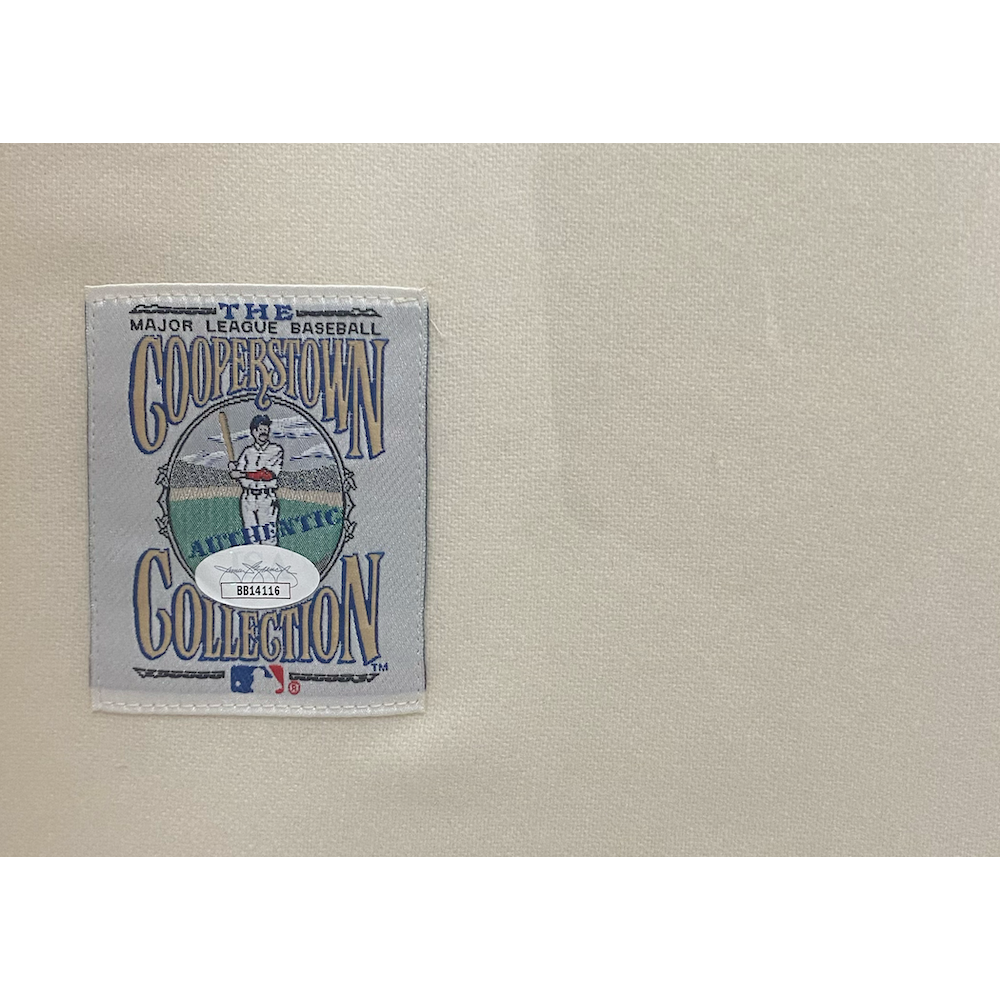 Ted Williams Autographed Boston Red Sox Authentic M&N 32" x 42" Framed Jersey PSA/DNA