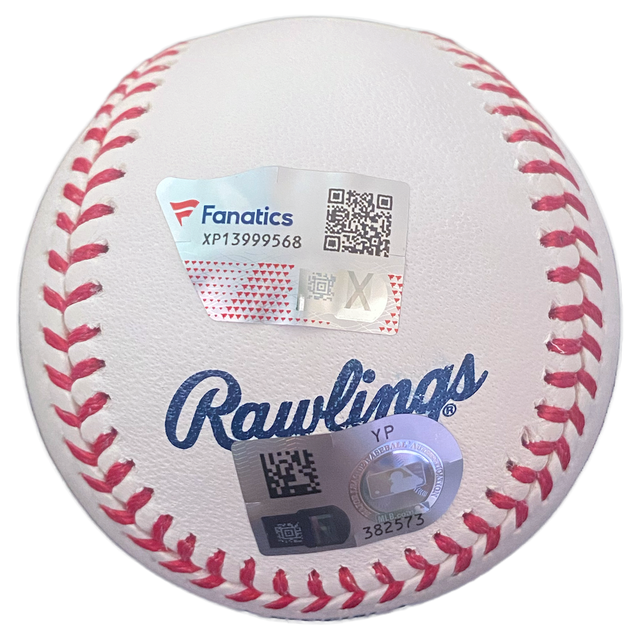 Aaron Judge Autographed "2017 AL ROY" NY Yankees Official MLB Baseball Fanatics