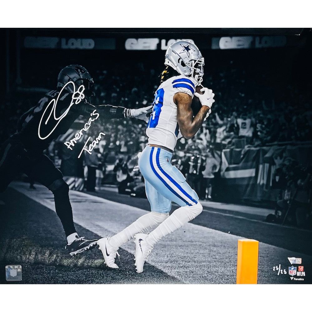 CEEDEE LAMB Autographed "America's Team" 16x20 Spotlight Photo FANATICS LE 25/25