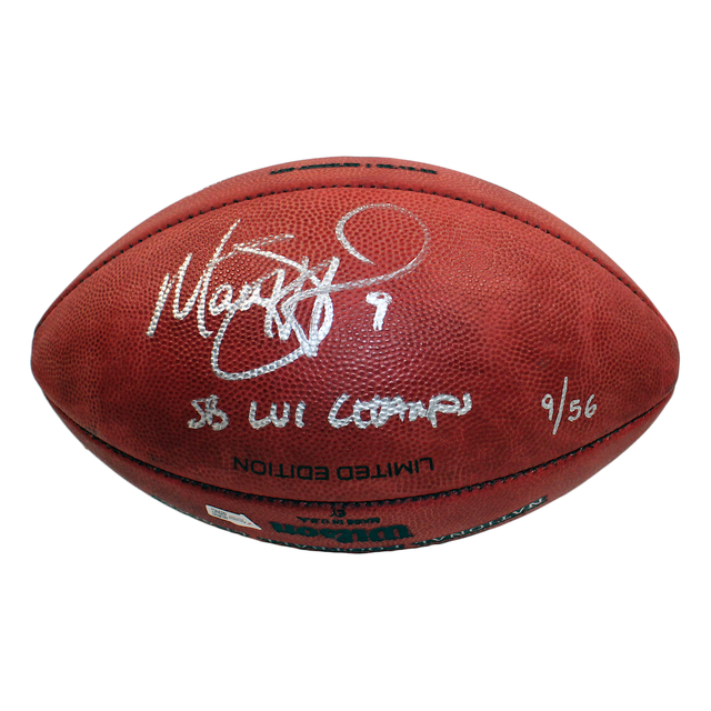 MATTHEW STAFFORD Autographed "SB LVI Champs" SB Champ Football FANATICS LE 9/56