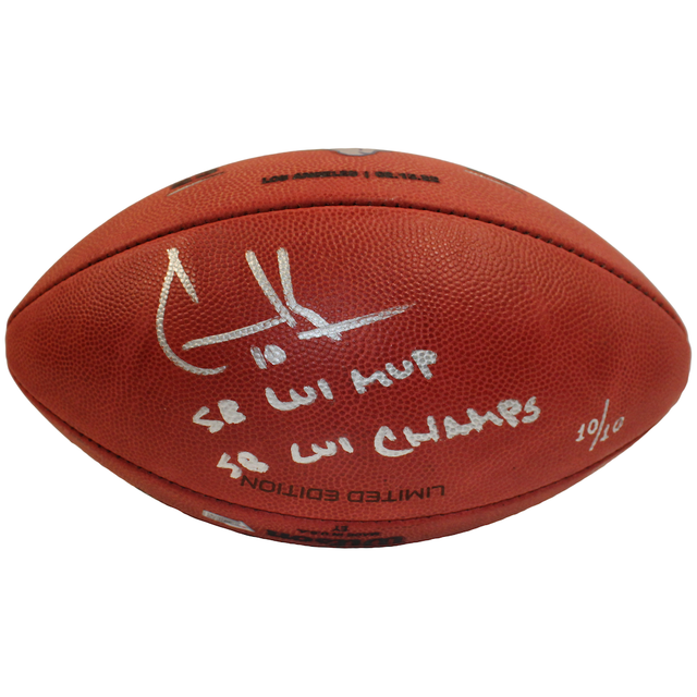 COOPER KUPP Autographed "SB LVI MVP" "SB LVI Champs" Football FANATICS LE 10/10