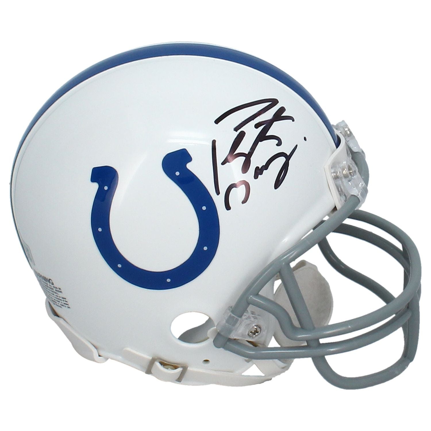 Peyton Manning Autographed Indianapolis Colts Mini Helmet Fanatics