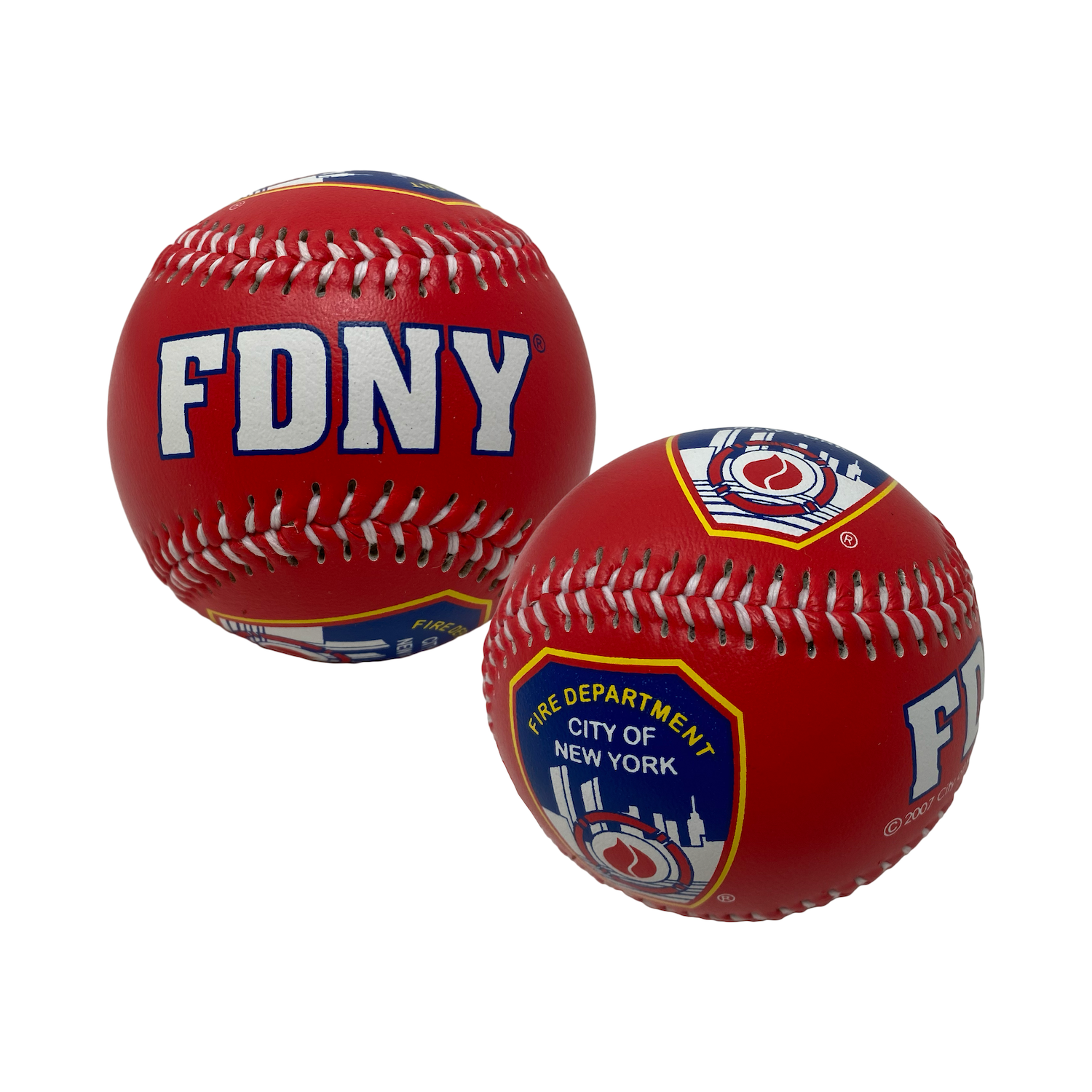 FDNY City Of New York Fire Department Baseball Red White Letters