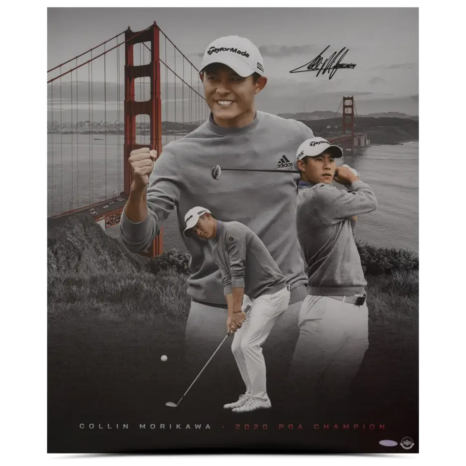 Collin Morikawa Autographed "Morikawa's Major" 20" x 24' Photograph UDA