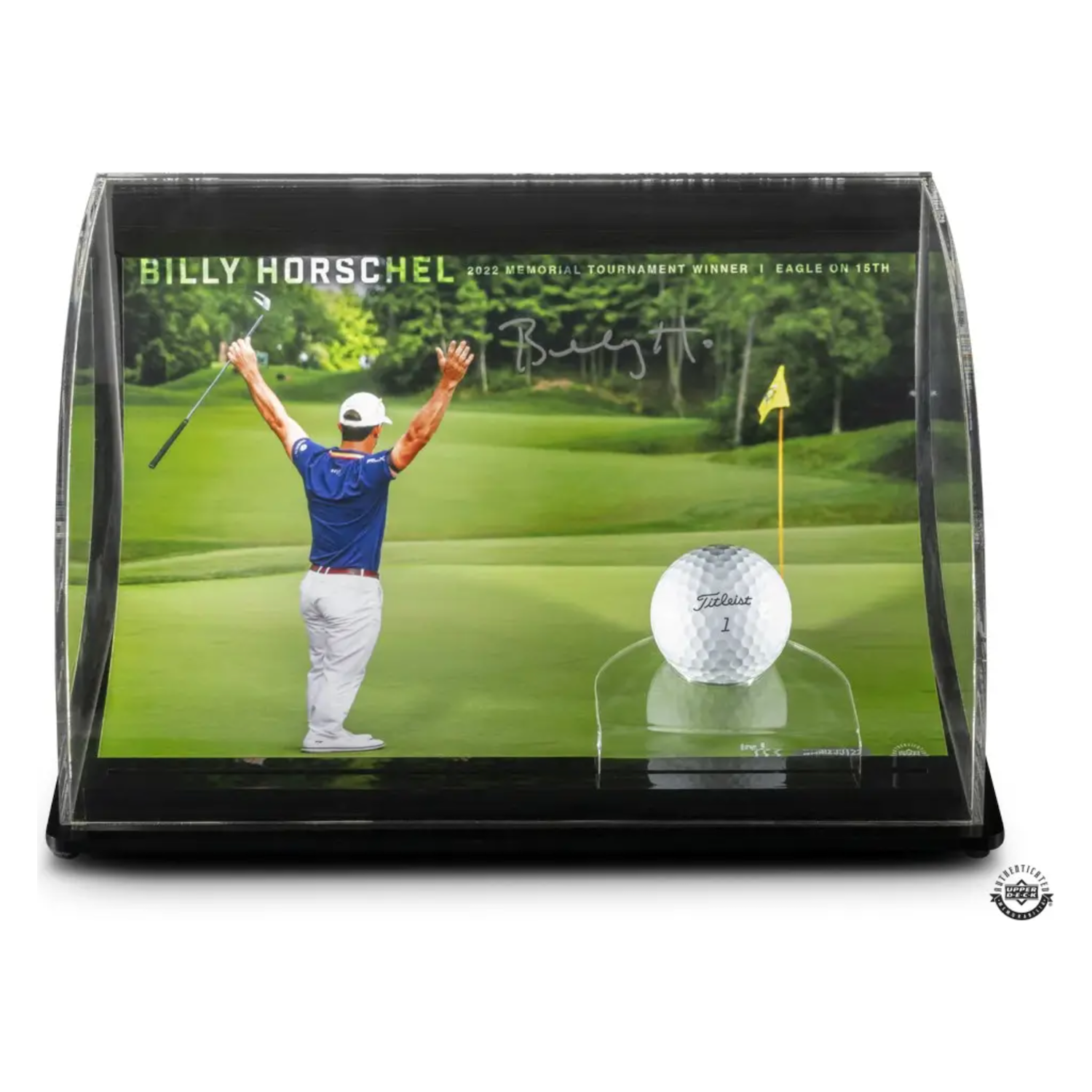 Billy Horschel Autographed "Flawless Path To Victory" 8" x 10" Curve Display UDA