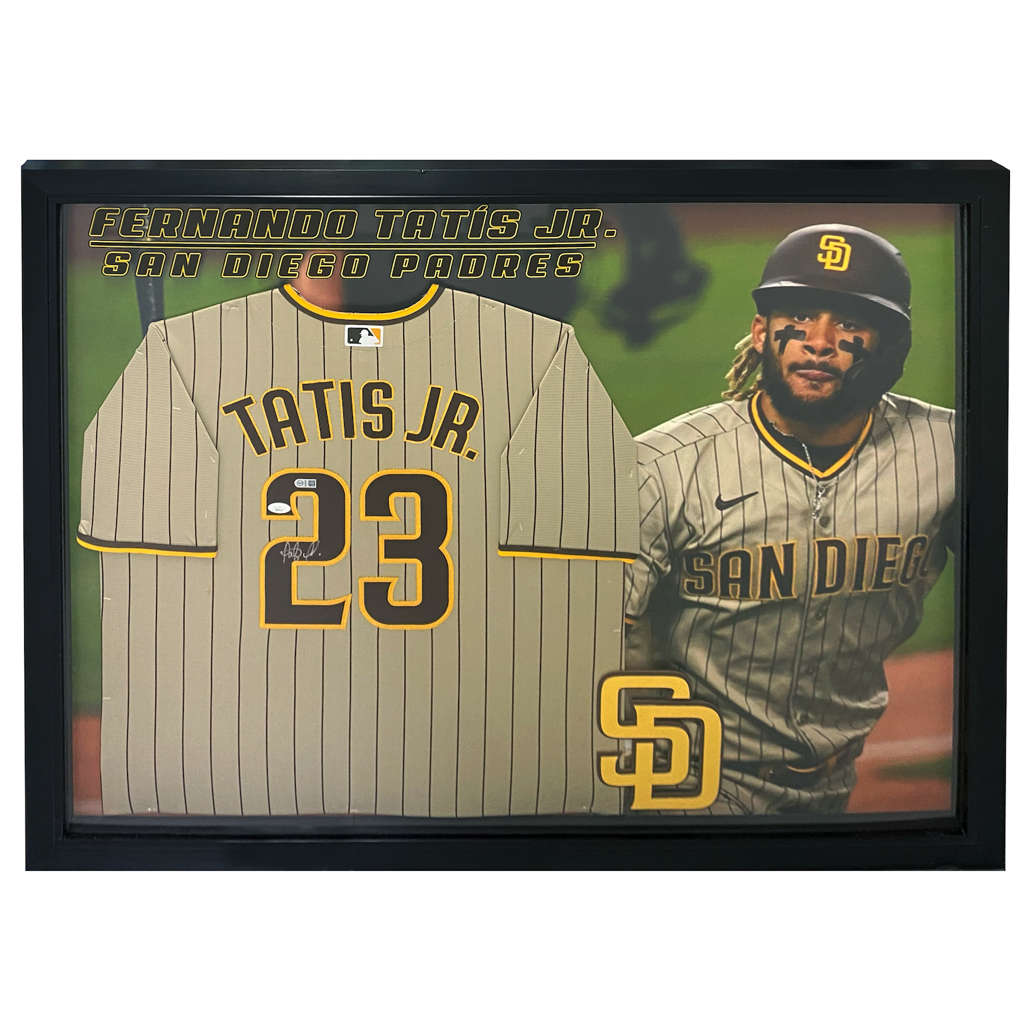 Fernando Tatis Jr. Autographed San Diego Padres Authentic Framed Jersey JSA
