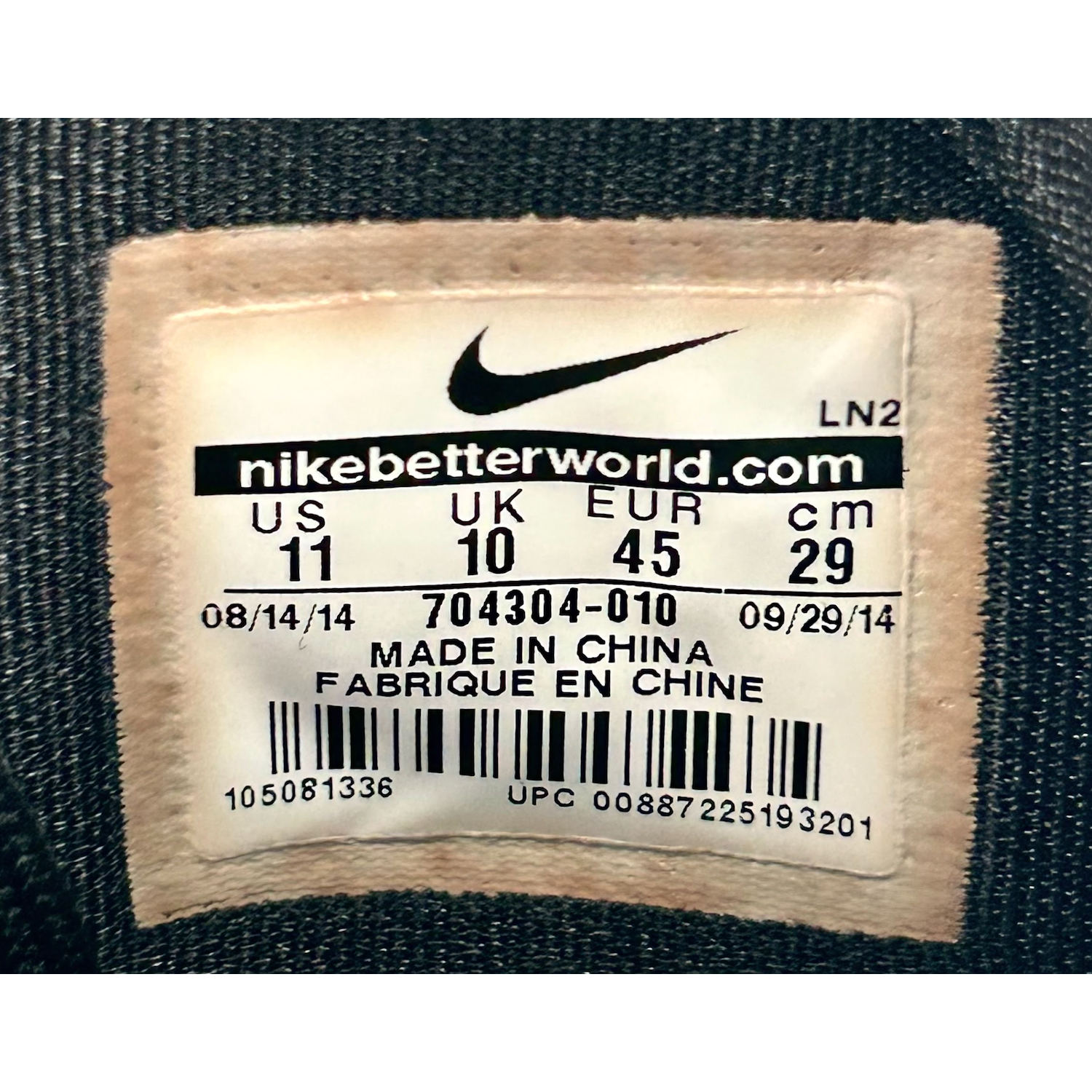 Kobe Bryant Autographed Los Angeles Lakers Nike Elite IX BHM Shoes Panini