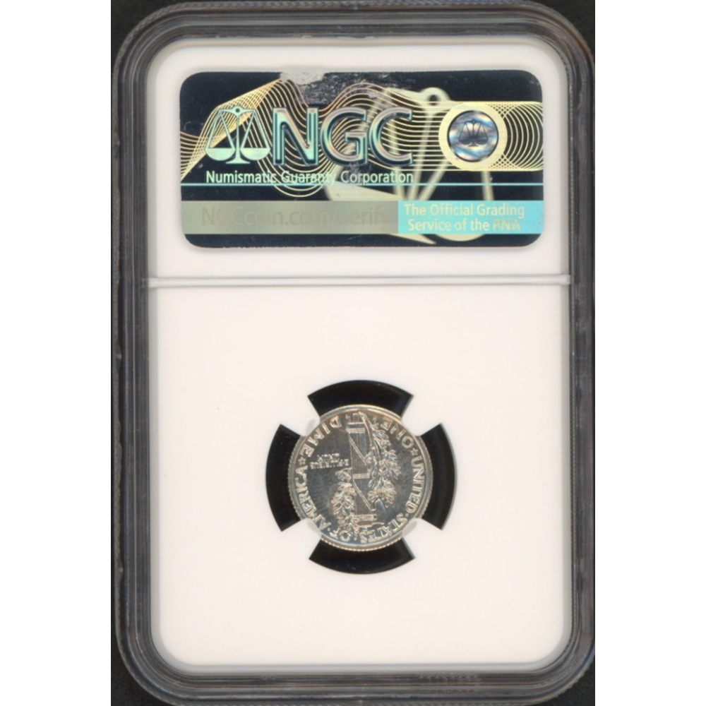 1940-S 10¢ Mercury Silver Dime (NGC MS 66+ FB PL) - Collector's Coin