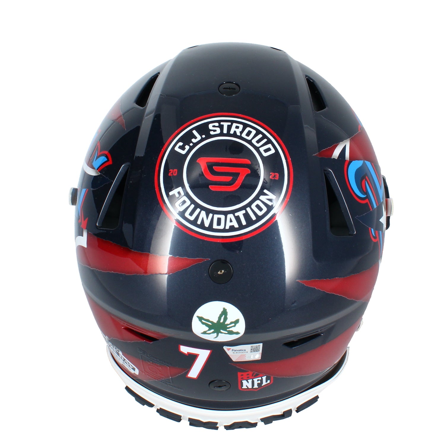 C.J. Stroud Autographed Texans FSM 'H-Town' Ripped SpeedFlex Helmet Fanatics