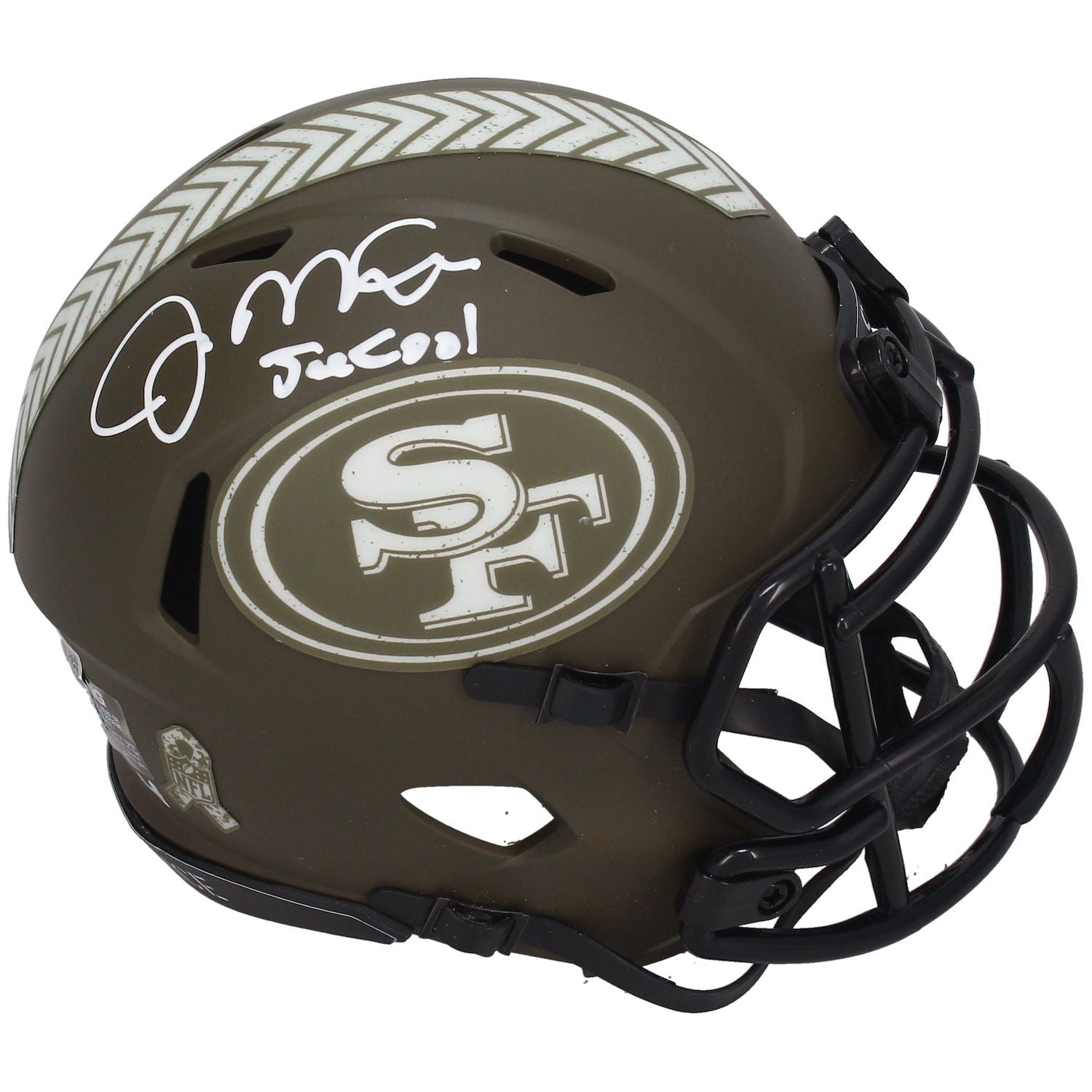 Joe Montana Autographed "Joe Cool" 49ers STS Mini Helmet Fanatics LE 16/24