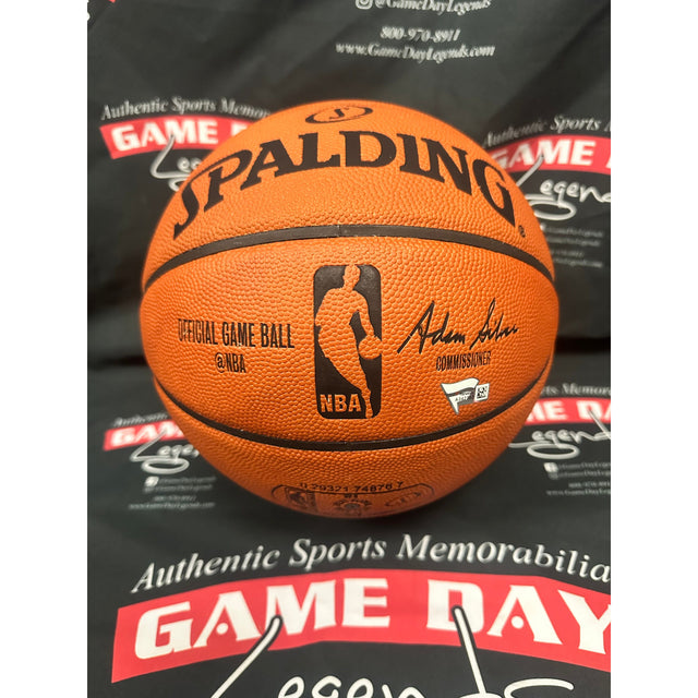 JAMES HARDEN Los Angeles Clippers Autographed Spalding Official NBA Game Basketball FANATICS