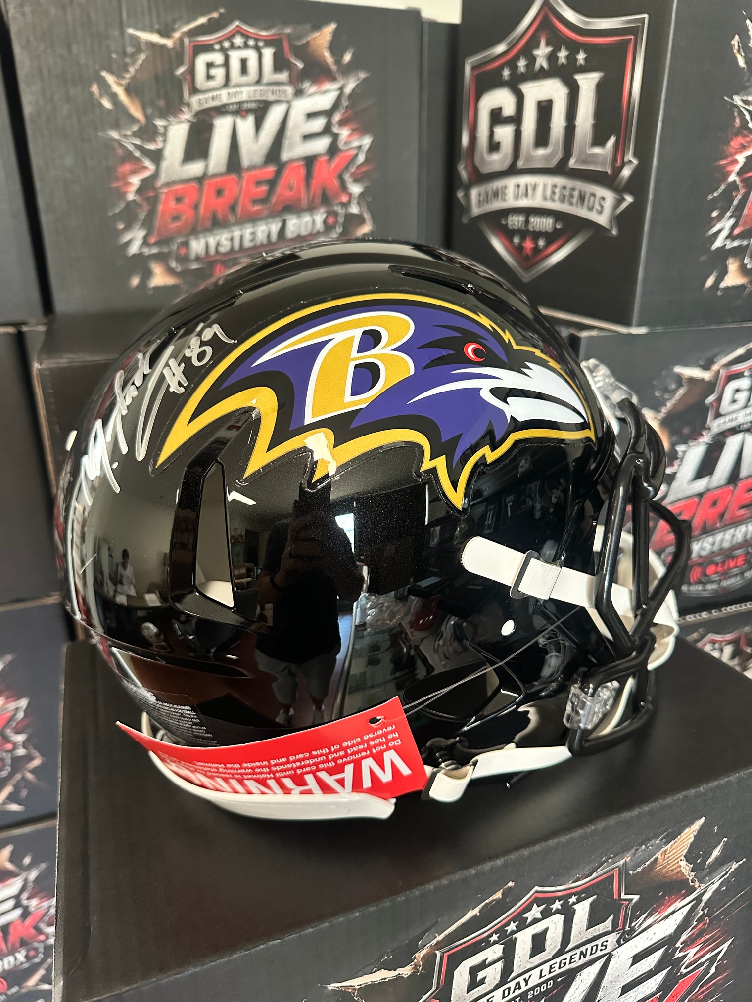 Mark Andrews Autographed Baltimore Ravens Authentic Speed Helmet Fanatics