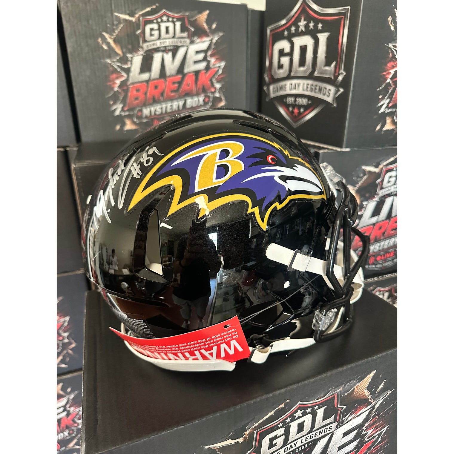 Mark Andrews Autographed Baltimore Ravens Authentic Speed Helmet Fanatics