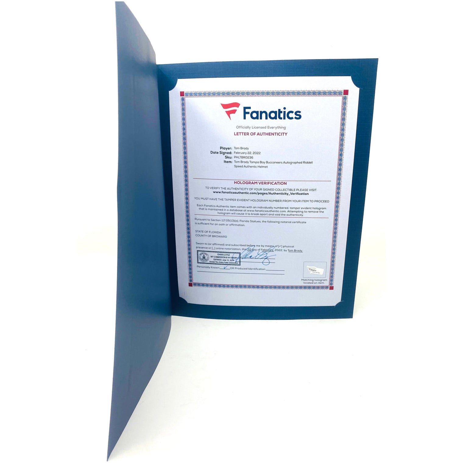 TOM BRADY Autographed Tampa Bay Buccaneers Authentic Speed Helmet FANATICS