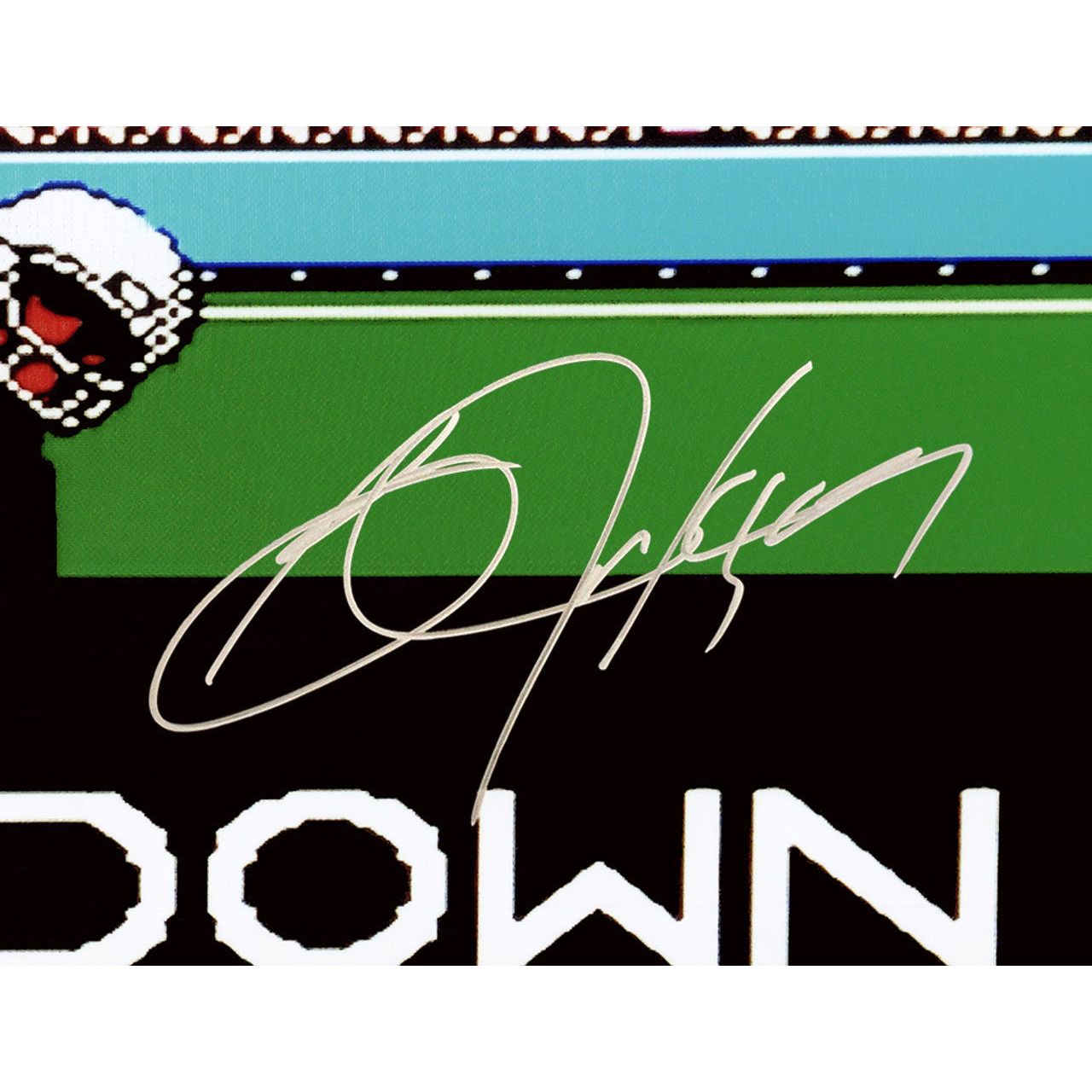 Bo Jackson Autographed Oakland Raiders Tecmo Bowl 16" x 20" Photograph Beckett