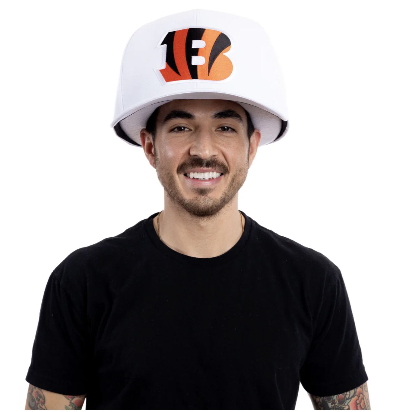 OVERSIZED SUPER FAN HAT in Orange Cincinnati Bengals (Fun Gift / great for autographs)