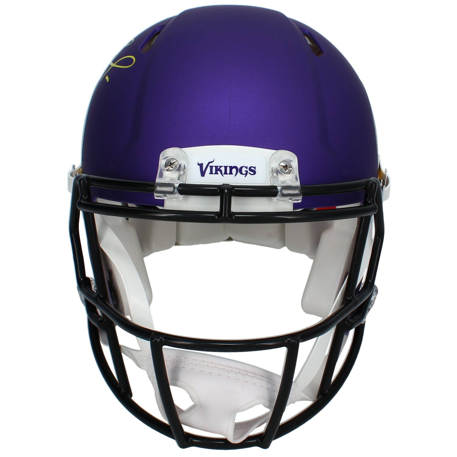 Randy Moss Autographed Minnesota Vikings Speed Authentic Helmet Beckett
